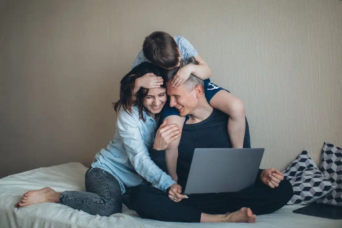 télétravail  famille