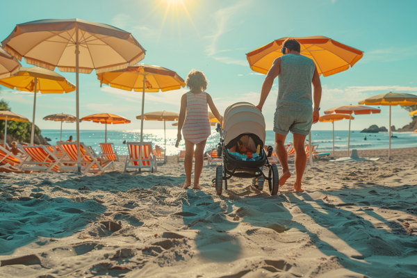 Choix de poussette pour la plage : critères et modèles recommandés