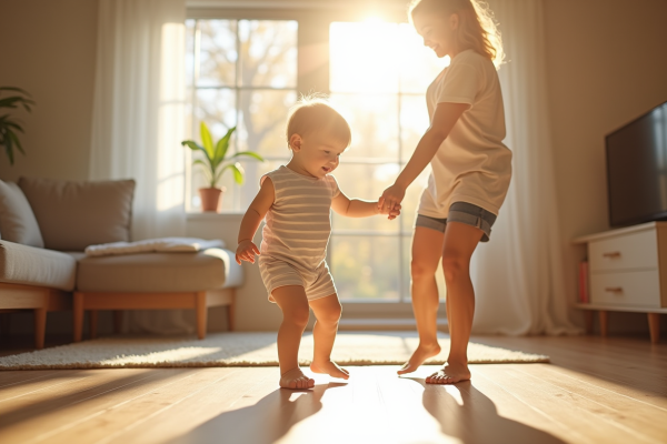 Âge pour marcher : Découvrez quand un enfant peut commencer à marcher