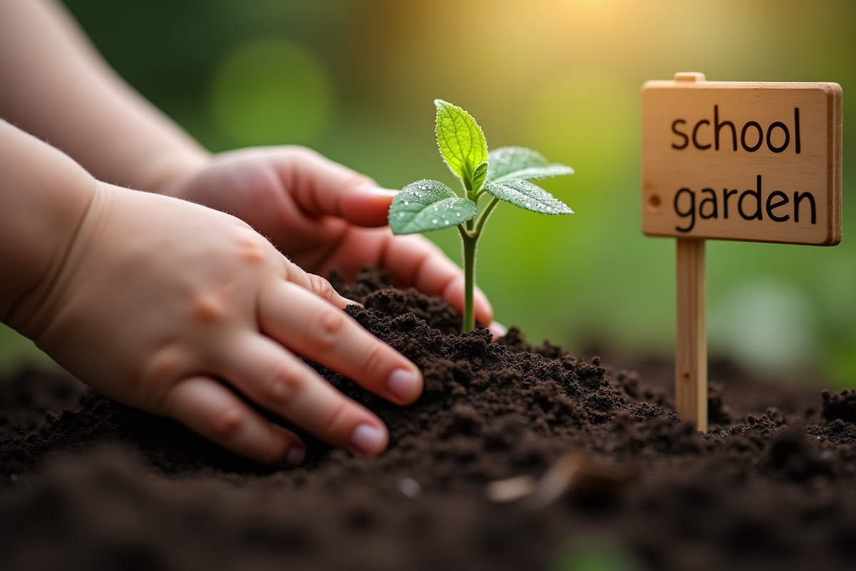 jardin scolaire
