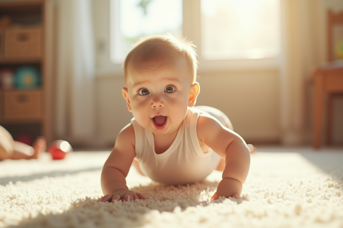 bébé hyperactif