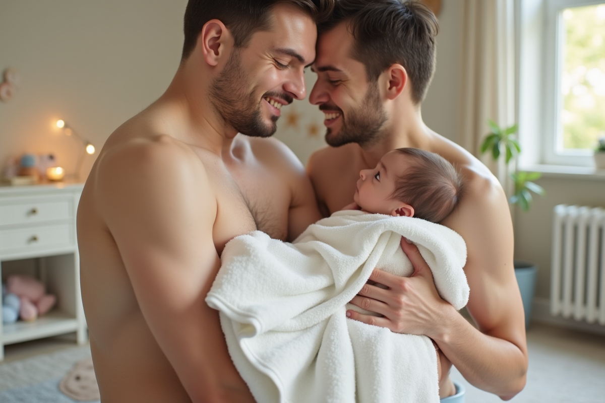bébé bain