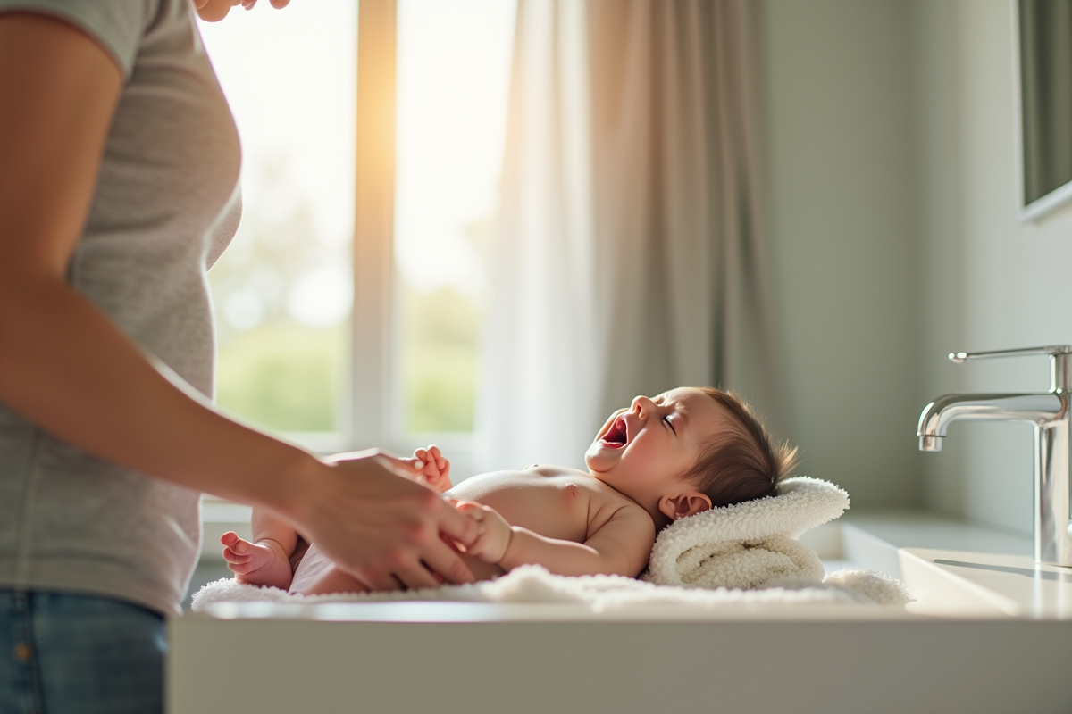 bébé pleurs