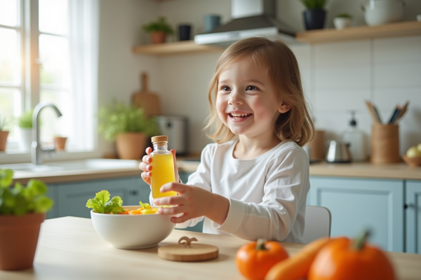 Purée bébé : quand et comment ajouter de l’huile pour bébé ?